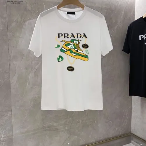 Wholesale Prada T-Shirts Short Sleeved For Unisex #1451813 $25.00 USD, Wholesale Quality Replica Prada T-Shirts