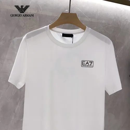 Replica Armani T-Shirts Short Sleeved For Unisex #1451833 $25.00 USD for Wholesale