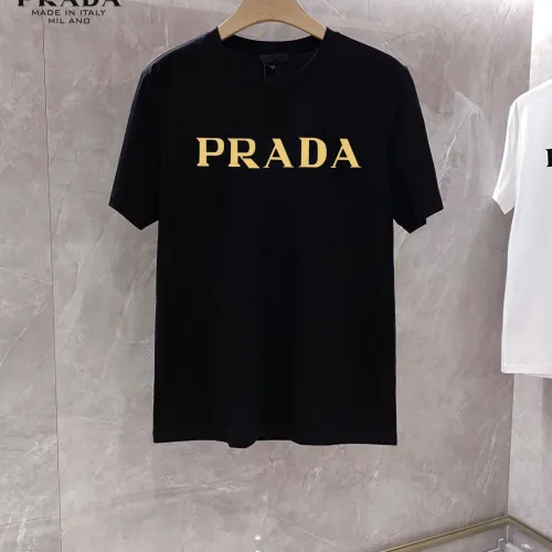 Wholesale Prada T-Shirts Short Sleeved For Unisex #1451844 $25.00 USD, Wholesale Quality Replica Prada T-Shirts