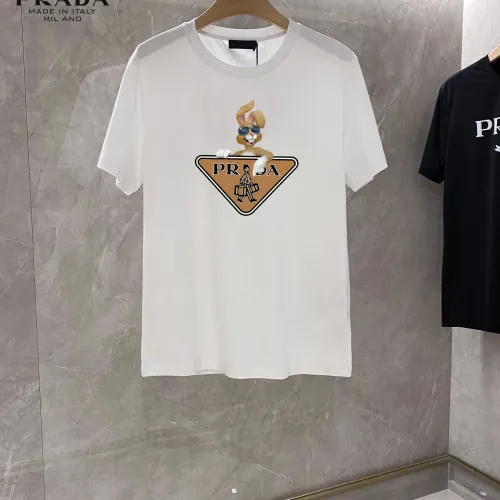 Wholesale Prada T-Shirts Short Sleeved For Unisex #1451845 $25.00 USD, Wholesale Quality Replica Prada T-Shirts