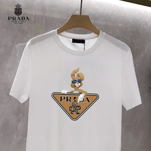 Replica Prada T-Shirts Short Sleeved For Unisex #1451845 $25.00 USD for Wholesale