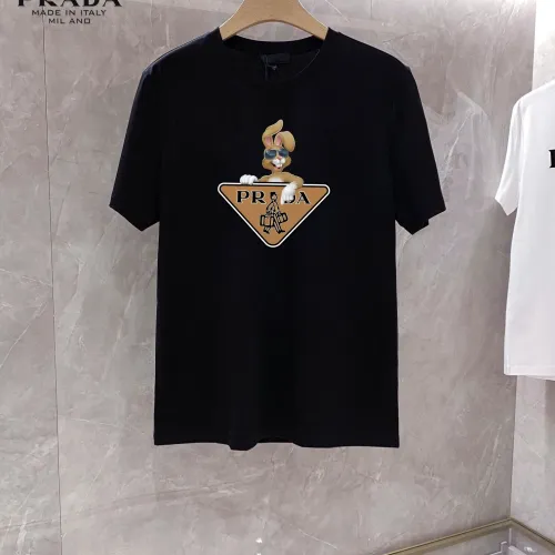 Wholesale Prada T-Shirts Short Sleeved For Unisex #1451846 $25.00 USD, Wholesale Quality Replica Prada T-Shirts