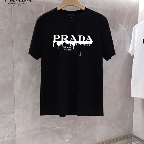 Wholesale Prada T-Shirts Short Sleeved For Unisex #1451850 $25.00 USD, Wholesale Quality Replica Prada T-Shirts