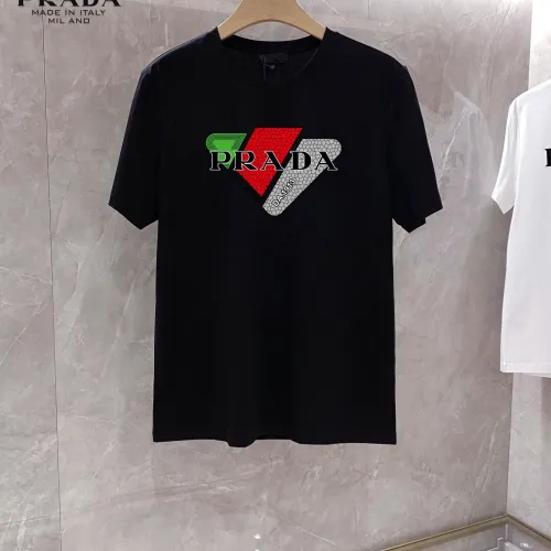 Wholesale Prada T-Shirts Short Sleeved For Unisex #1451854 $25.00 USD, Wholesale Quality Replica Prada T-Shirts
