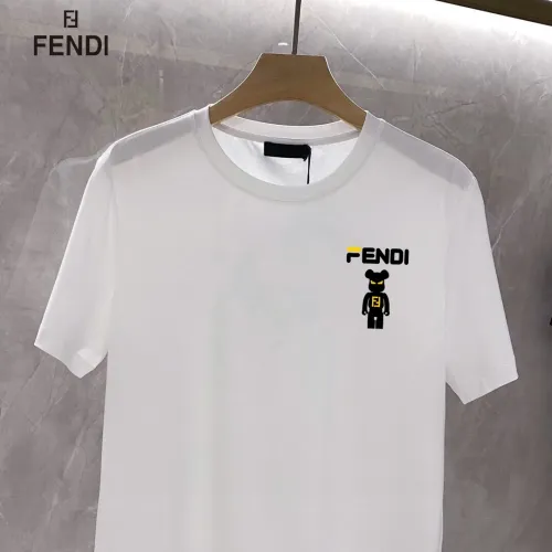 Replica Fendi T-Shirts Short Sleeved For Unisex #1451869 $25.00 USD for Wholesale