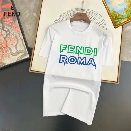 Wholesale Fendi T-Shirts Short Sleeved For Unisex #1451887 $25.00 USD, Wholesale Quality Replica Fendi T-Shirts