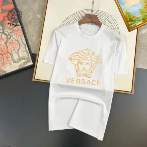Wholesale Versace T-Shirts Short Sleeved For Unisex #1451898 $25.00 USD, Wholesale Quality Replica Versace T-Shirts