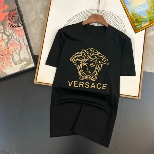 Wholesale Versace T-Shirts Short Sleeved For Unisex #1451899 $25.00 USD, Wholesale Quality Replica Versace T-Shirts