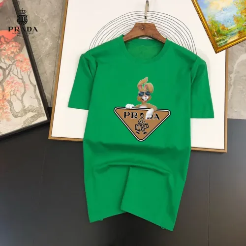 Wholesale Prada T-Shirts Short Sleeved For Unisex #1451922 $25.00 USD, Wholesale Quality Replica Prada T-Shirts