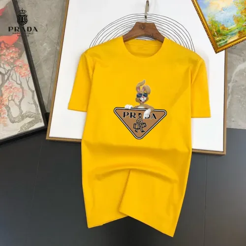 Wholesale Prada T-Shirts Short Sleeved For Unisex #1451924 $25.00 USD, Wholesale Quality Replica Prada T-Shirts
