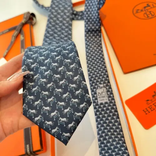 Replica Hermes Necktie #1451929 $34.00 USD for Wholesale