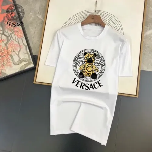 Wholesale Versace T-Shirts Short Sleeved For Unisex #1451975 $25.00 USD, Wholesale Quality Replica Versace T-Shirts