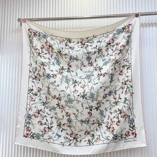 Wholesale Christian Dior Silk Square #1451990 $64.00 USD, Wholesale Quality Replica Christian Dior Scarf