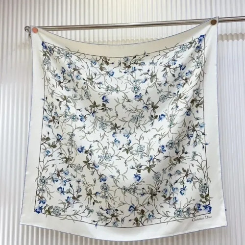 Wholesale Christian Dior Silk Square #1451998 $64.00 USD, Wholesale Quality Replica Christian Dior Scarf