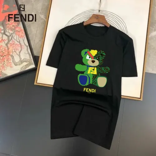 Wholesale Fendi T-Shirts Short Sleeved For Unisex #1452003 $25.00 USD, Wholesale Quality Replica Fendi T-Shirts