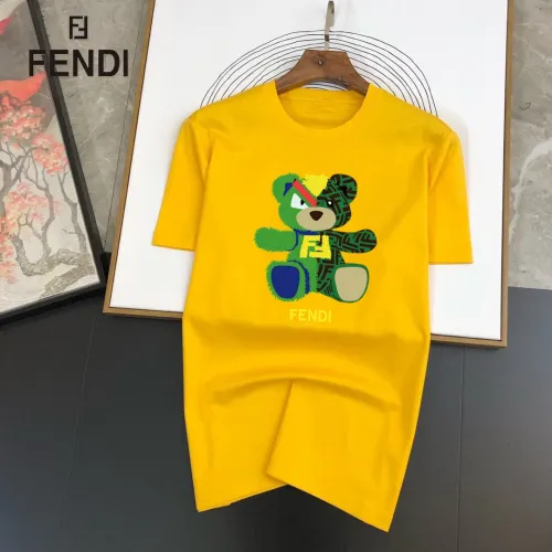 Wholesale Fendi T-Shirts Short Sleeved For Unisex #1452007 $25.00 USD, Wholesale Quality Replica Fendi T-Shirts