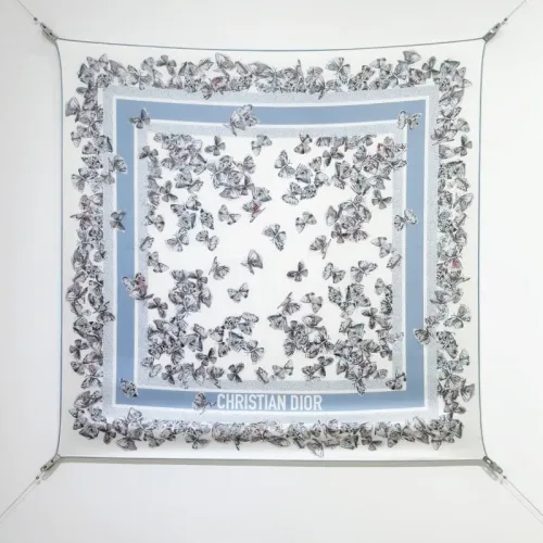 Wholesale Christian Dior Silk Square #1452012 $64.00 USD, Wholesale Quality Replica Christian Dior Scarf
