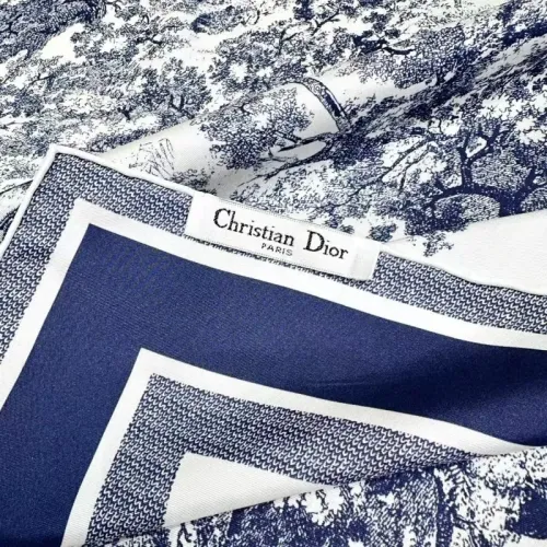 Replica Christian Dior Silk Square #1452020 $76.00 USD for Wholesale