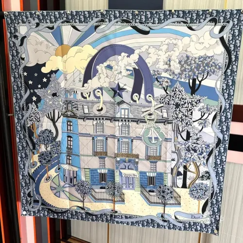Wholesale Christian Dior Silk Square #1452026 $56.00 USD, Wholesale Quality Replica Christian Dior Scarf
