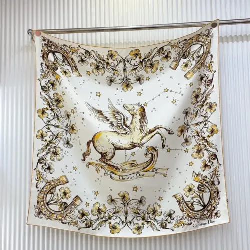 Wholesale Christian Dior Silk Square #1452029 $64.00 USD, Wholesale Quality Replica Christian Dior Scarf