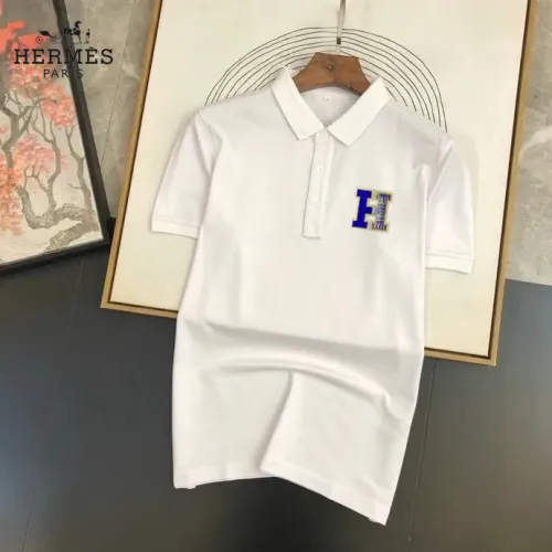 Wholesale Hermes T-Shirts Short Sleeved For Men #1452095 $29.00 USD, Wholesale Quality Replica Hermes T-Shirts