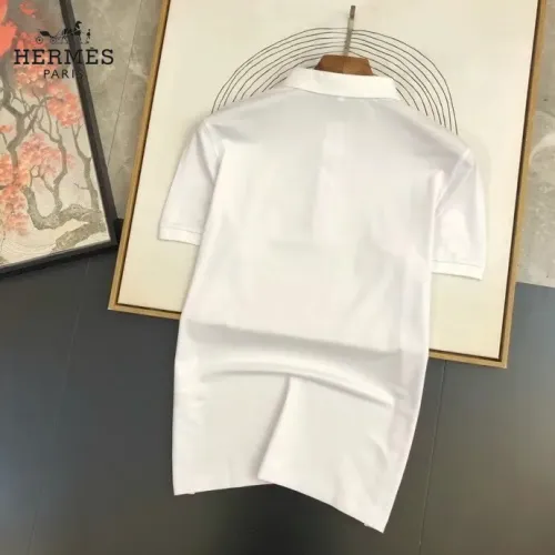 Replica Hermes T-Shirts Short Sleeved For Men #1452095 $29.00 USD for Wholesale