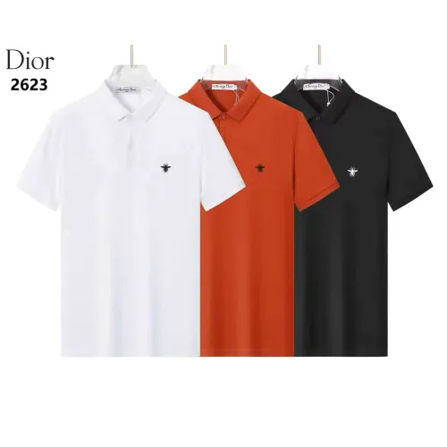 Replica Christian Dior T-Shirts Short Sleeved For Men #1452104 $36.00 USD for Wholesale