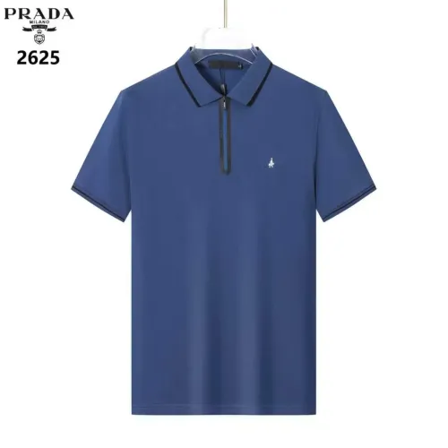 Wholesale Prada T-Shirts Short Sleeved For Men #1452110 $36.00 USD, Wholesale Quality Replica Prada T-Shirts