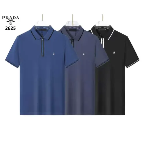 Replica Prada T-Shirts Short Sleeved For Men #1452112 $36.00 USD for Wholesale