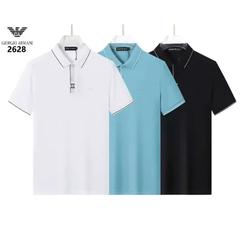 Replica Armani T-Shirts Short Sleeved For Men #1452120 $36.00 USD for Wholesale