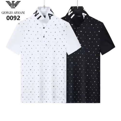Replica Armani T-Shirts Short Sleeved For Men #1452128 $36.00 USD for Wholesale