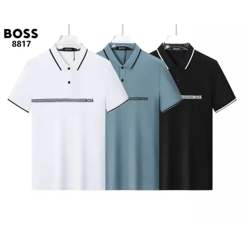 Replica Boss T-Shirts Short Sleeved For Men #1452137 $36.00 USD for Wholesale