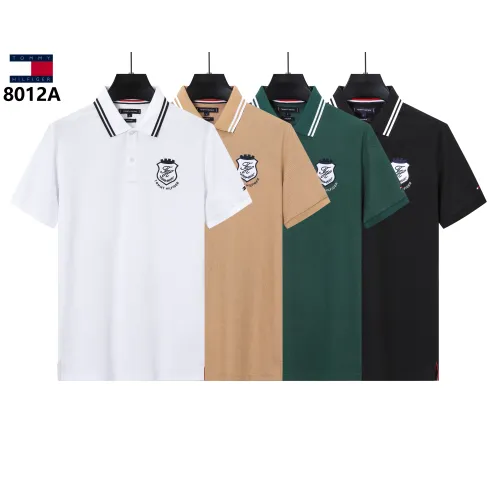 Replica Tommy Hilfiger TH T-Shirts Short Sleeved For Men #1452157 $38.00 USD for Wholesale