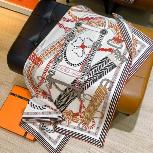 Replica Hermes Silk Square #1452179 $64.00 USD for Wholesale