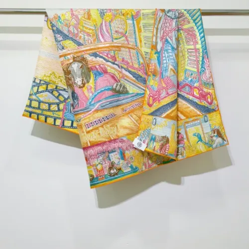 Replica Hermes Silk Square #1452181 $64.00 USD for Wholesale