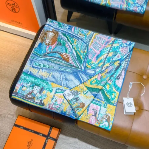 Replica Hermes Silk Square #1452184 $64.00 USD for Wholesale