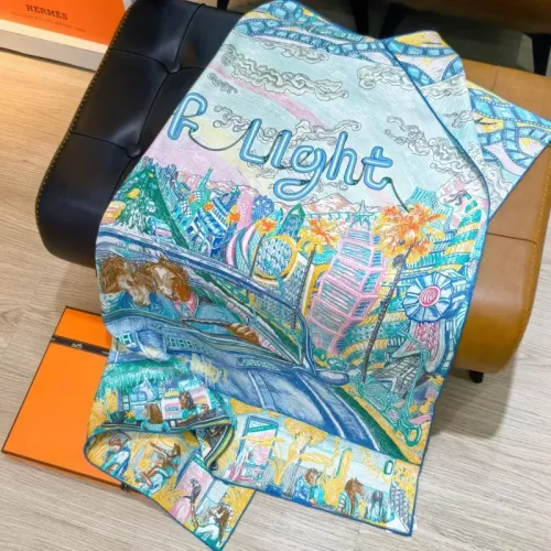 Replica Hermes Silk Square #1452184 $64.00 USD for Wholesale