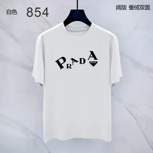 Wholesale Prada T-Shirts Short Sleeved For Men #1452209 $38.00 USD, Wholesale Quality Replica Prada T-Shirts