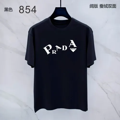 Wholesale Prada T-Shirts Short Sleeved For Men #1452211 $38.00 USD, Wholesale Quality Replica Prada T-Shirts