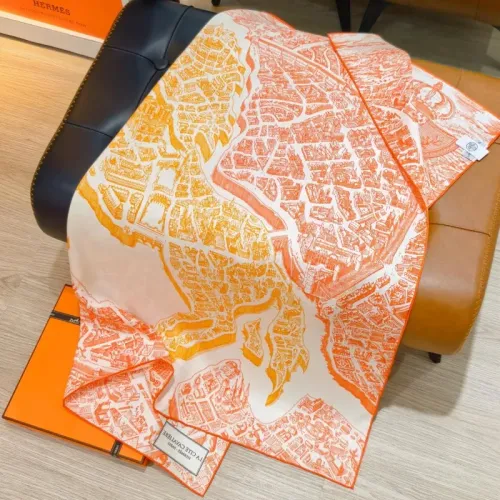 Replica Hermes Silk Square #1452229 $64.00 USD for Wholesale