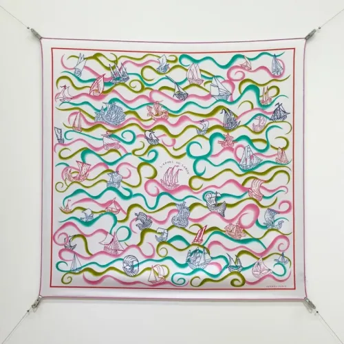 Wholesale Hermes Silk Square #1452235 $64.00 USD, Wholesale Quality Replica Hermes Scarf