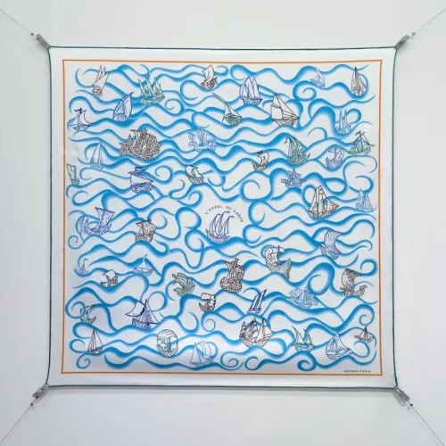 Wholesale Hermes Silk Square #1452236 $64.00 USD, Wholesale Quality Replica Hermes Scarf