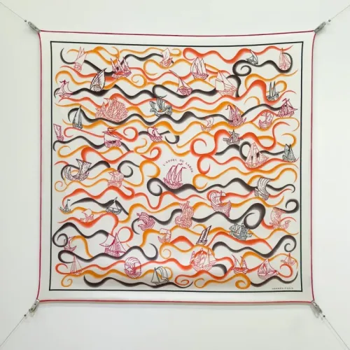 Wholesale Hermes Silk Square #1452237 $64.00 USD, Wholesale Quality Replica Hermes Scarf