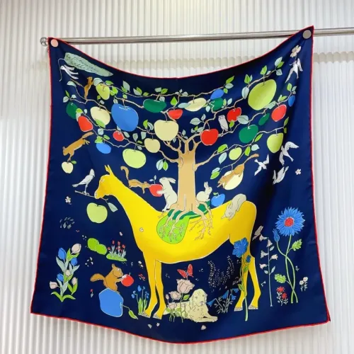 Wholesale Hermes Silk Square #1452238 $72.00 USD, Wholesale Quality Replica Hermes Scarf