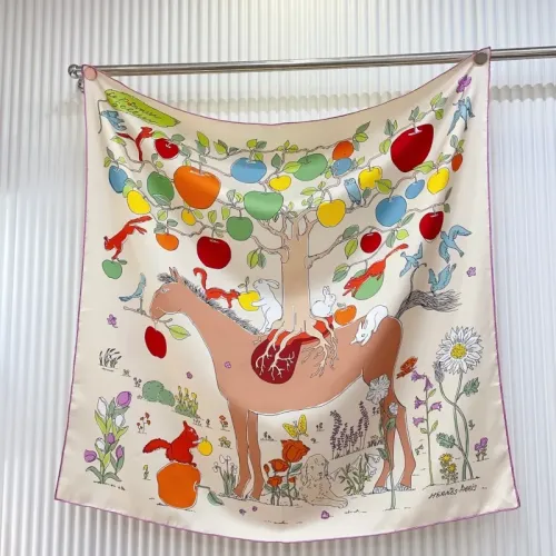 Wholesale Hermes Silk Square #1452240 $72.00 USD, Wholesale Quality Replica Hermes Scarf