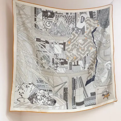 Wholesale Hermes Silk Square #1452247 $76.00 USD, Wholesale Quality Replica Hermes Scarf