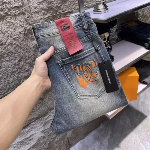 Wholesale Dolce &amp; Gabbana D&amp;G Jeans For Men #1452306 $52.00 USD, Wholesale Quality Replica Dolce &amp; Gabbana D&amp;G Jeans