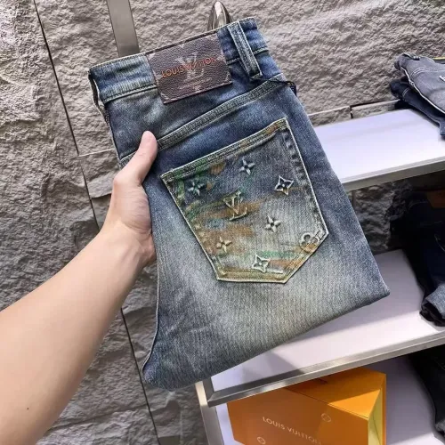 Wholesale Louis Vuitton LV Jeans For Men #1452309 $52.00 USD, Wholesale Quality Replica Louis Vuitton LV Jeans