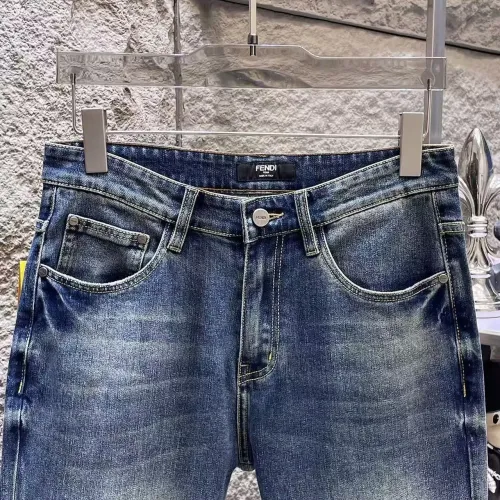 Replica Fendi Jeans For Men #1452318 $52.00 USD for Wholesale