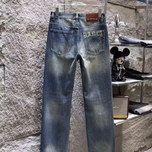 Replica Chrome Hearts Jeans For Men #1452319 $52.00 USD for Wholesale
